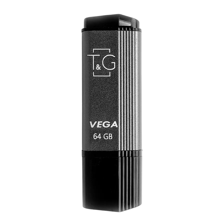 Флеш-накопичувач USB 64GB T&G 121 Vega Series Grey (TG121-64GBGY) - зображення 1