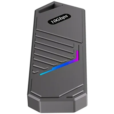 Кишеня зовнішня Dynamode M.2 SSD NVMe to USB-C USB 3.2 Gen2 aluminum black (DM-CAD-SSD14-N) - мініатюра 4