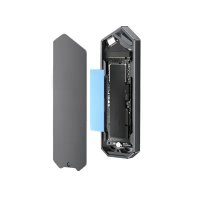 Кишеня зовнішня Dynamode M.2 SSD NVMe to USB-C USB 3.2 Gen2 aluminum black (DM-CAD-SSD14-N) - мініатюра 5