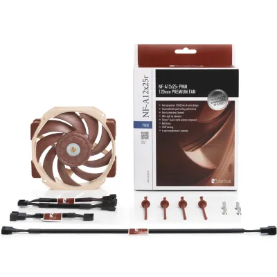 Кулер до корпусу Noctua NF-A12x25r PWM - мініатюра 3