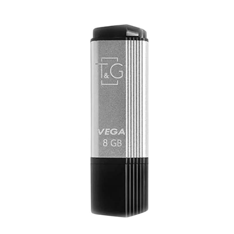 Флеш-накопичувач USB 8GB T&G 121 Vega Series Silver (TG121-8GBSL) - зображення 1