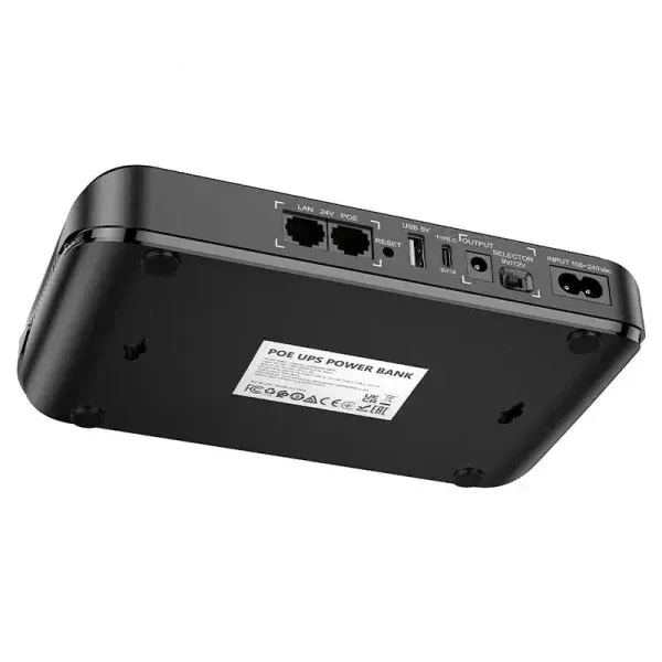 ДБЖ для роутера Hoco Imperial emergency UPS 5-12V/18W 20000mAh Black - зображення 1