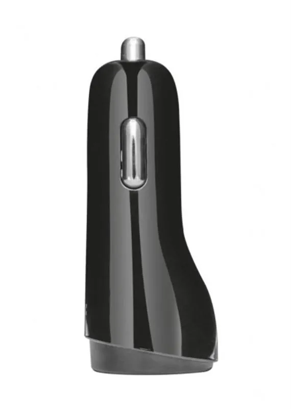 Автомобільний зарядний пристрій Trust Urban USB-C&USB (USB-Ax2.4A, USB-Cx3.0A) Black (21588) - мініатюра 2