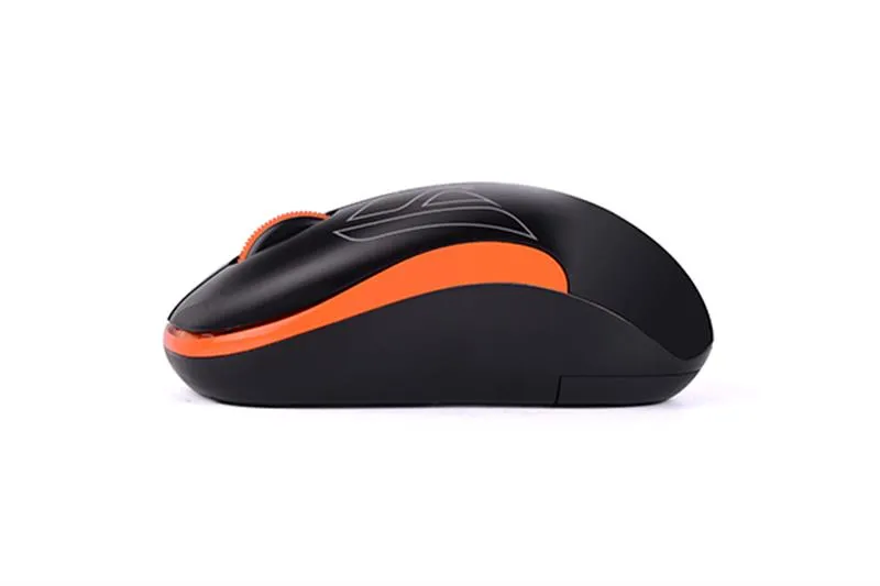 Мишка бездротова A4Tech G3-300N Black/Orange USB V-Track - мініатюра 2