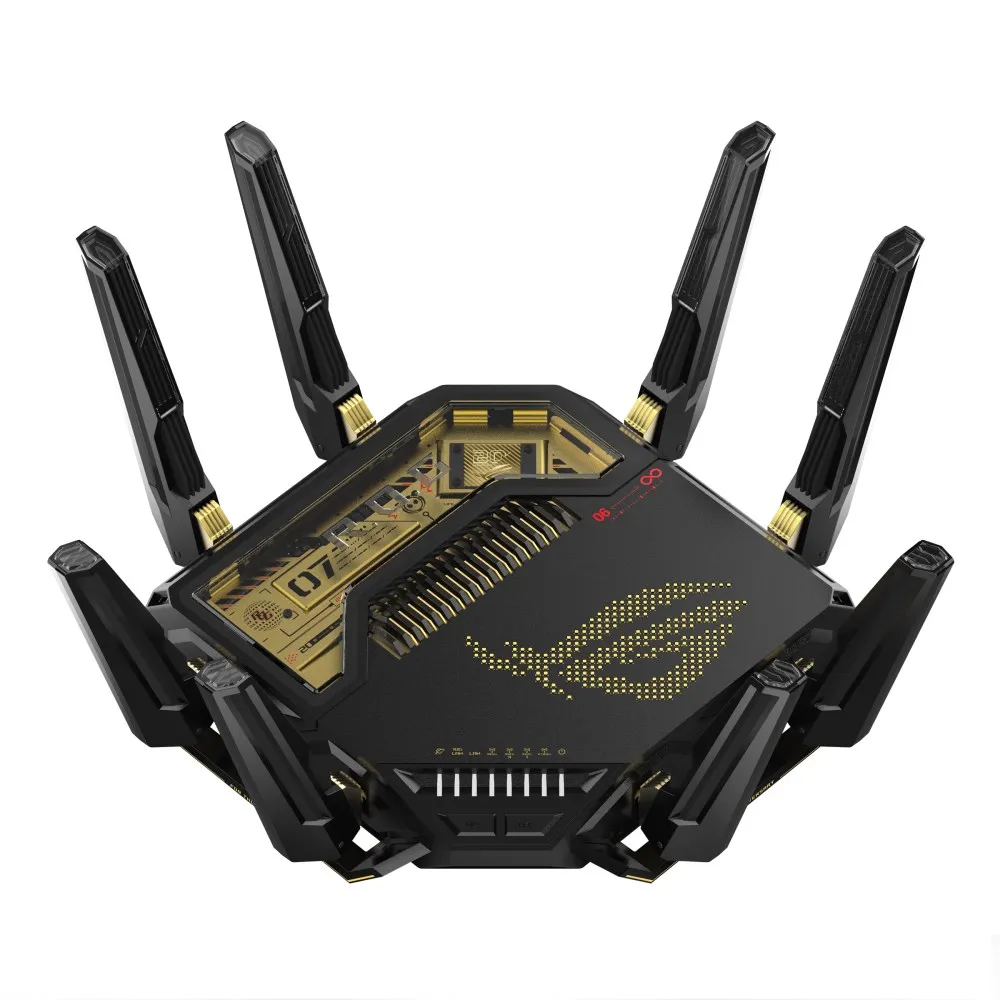 Бездротовий ігровий маршрутизатор Asus ROG Rapture GT-BE98 Edition 20 (90IG08F0-MO9A3V) - зображення 1