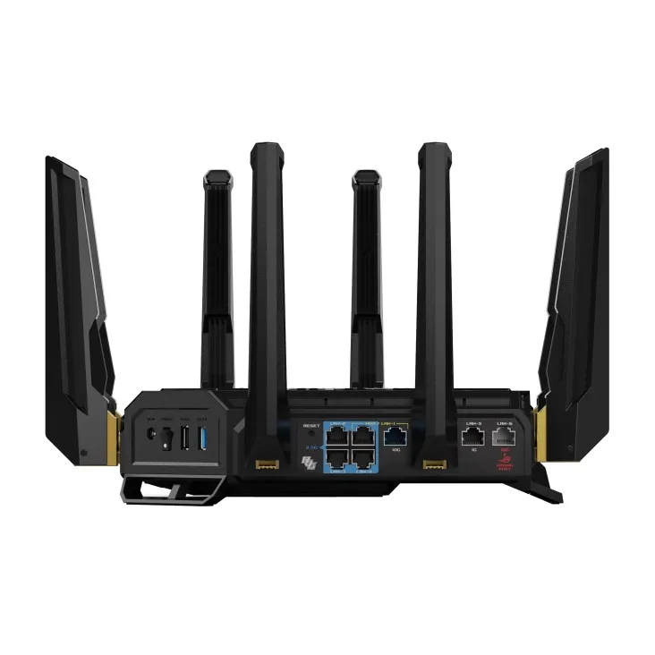 Бездротовий ігровий маршрутизатор Asus ROG Rapture GT-BE98 Edition 20 (90IG08F0-MO9A3V) - мініатюра 3