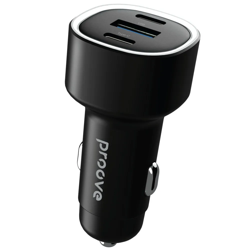 АЗП Proove Flash 60W (2Type-C + USB) (black) - зображення 1