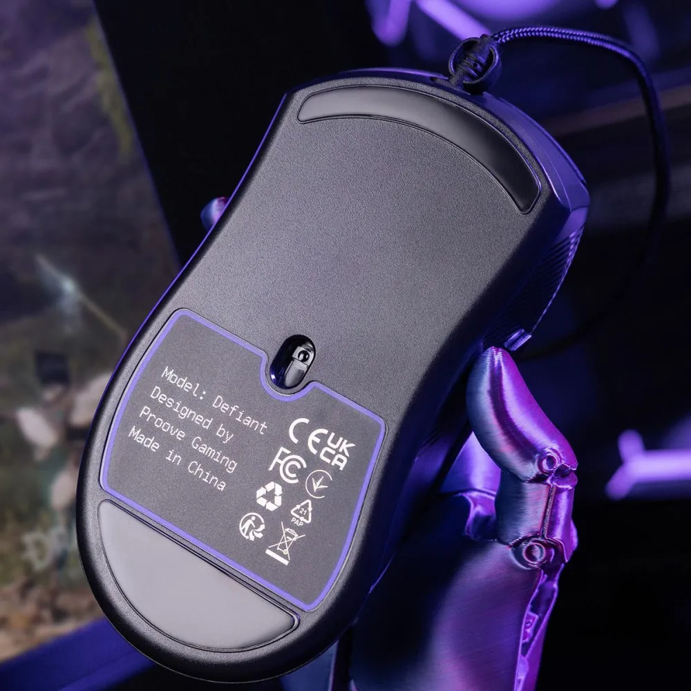 Дротова ігрова миша Proove Gaming Defiant (black) - мініатюра 15