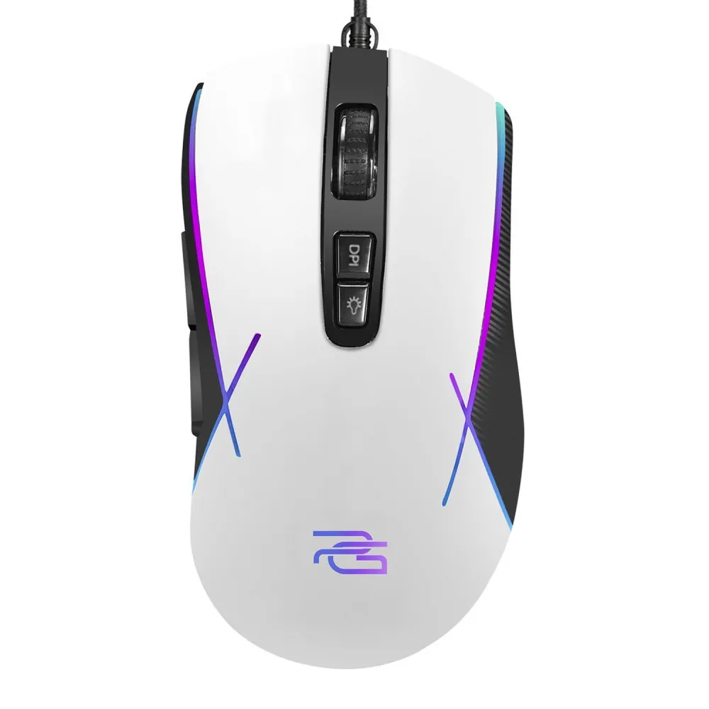 Дротова ігрова миша Proove Gaming Defiant (white) - зображення 1