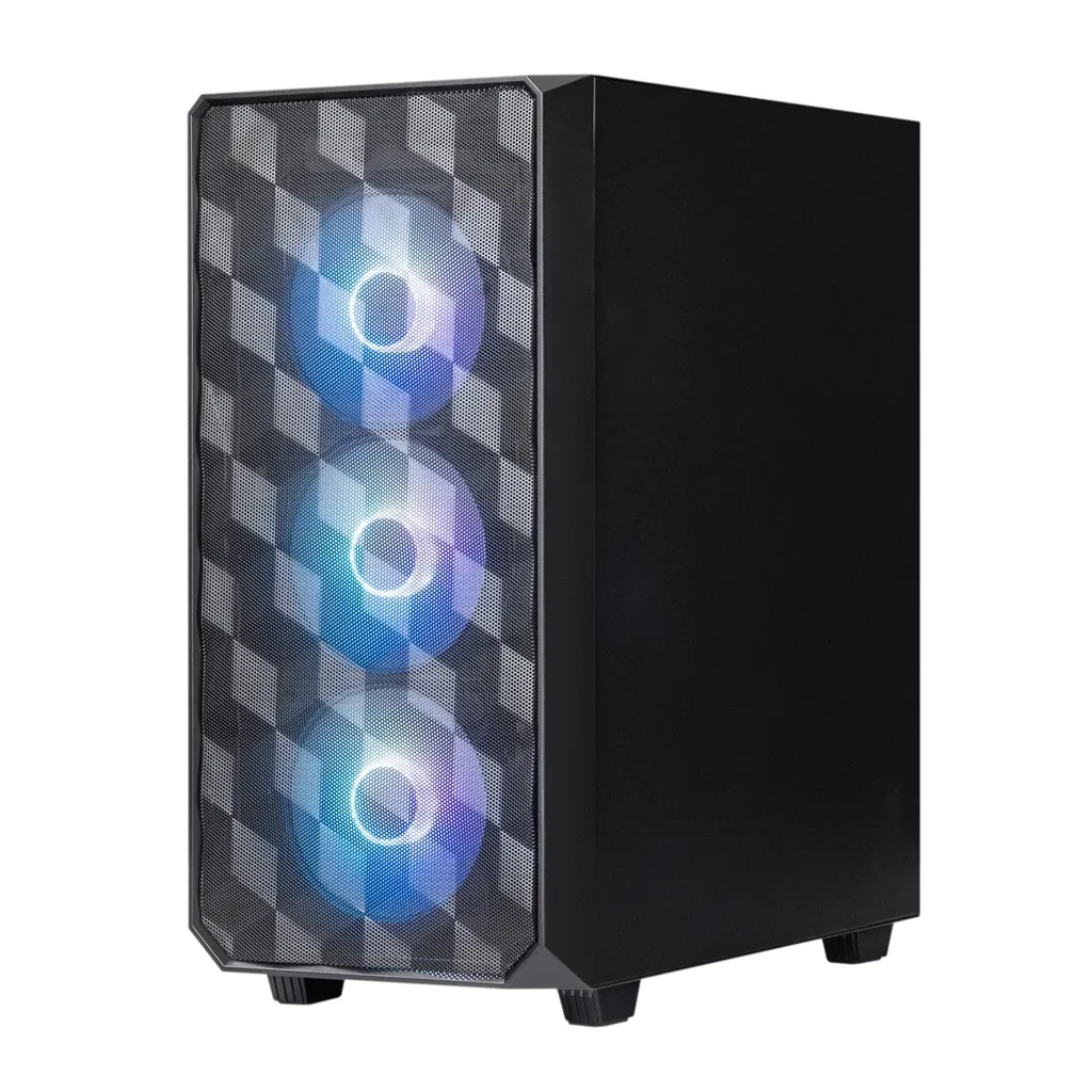 Корпус Prologix E120 Tempered Glass&Mesh Black - мініатюра 4