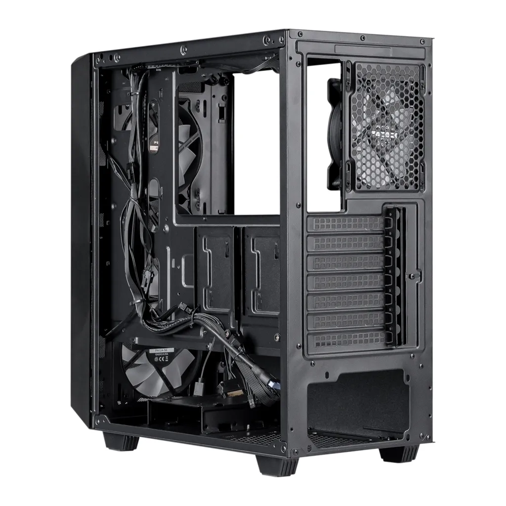 Корпус Prologix E120 Tempered Glass&Mesh Black - мініатюра 6