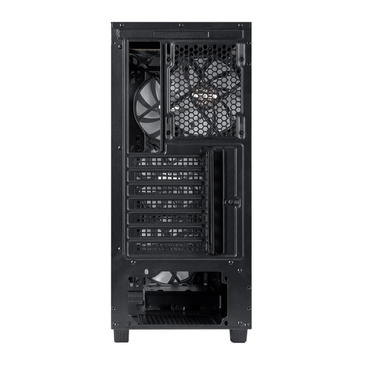 Корпус Prologix E120 Tempered Glass&Mesh Black - мініатюра 7