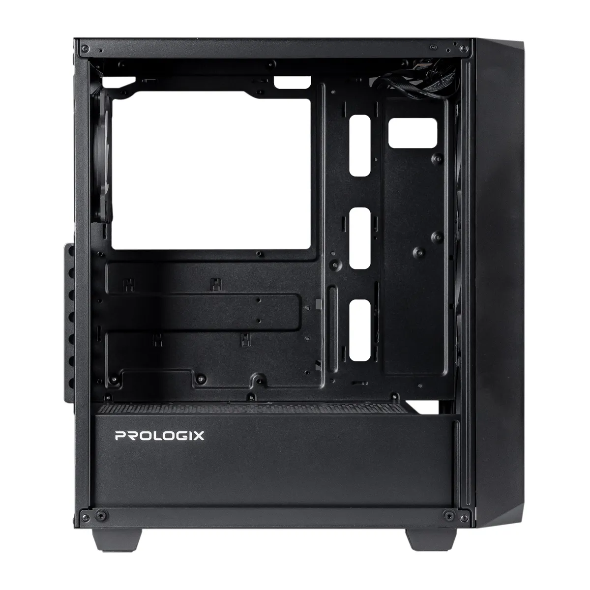 Корпус Prologix E120 Tempered Glass&Mesh Black - мініатюра 9