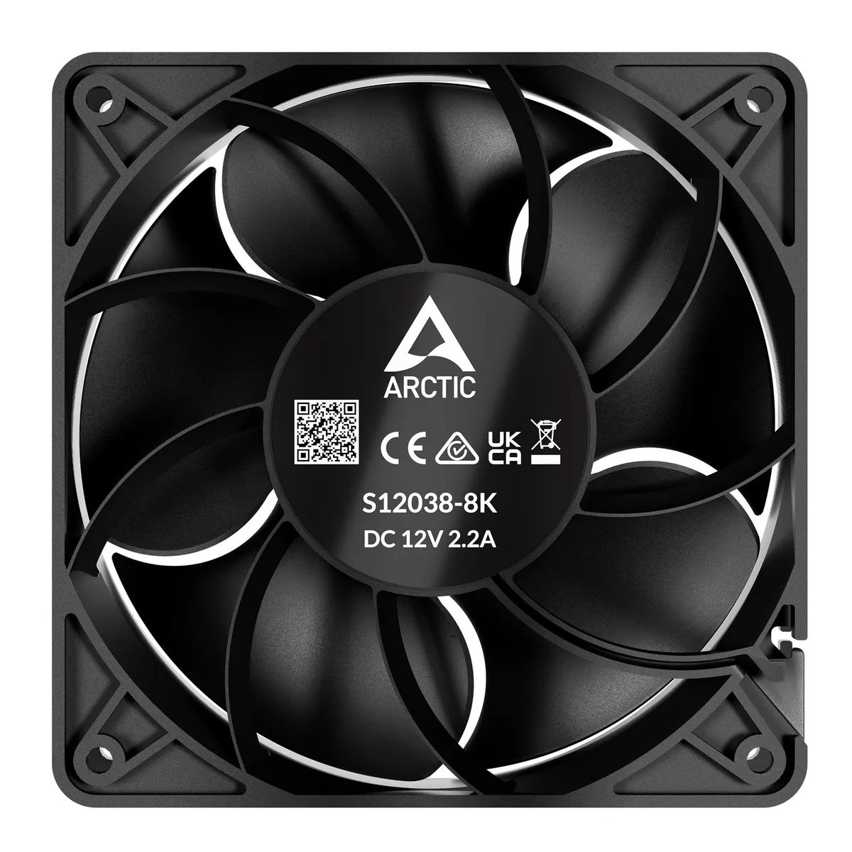 Вентилятор Arctic S12038-8K Black (ACFAN00294A) - мініатюра 4