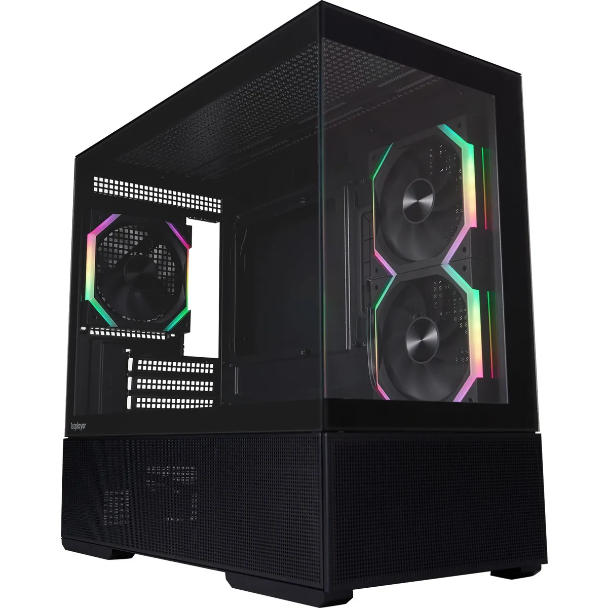 Корпус 1stPlayer CV6-BK-2FAR-2FH7R-1FH7 Black - мініатюра 3