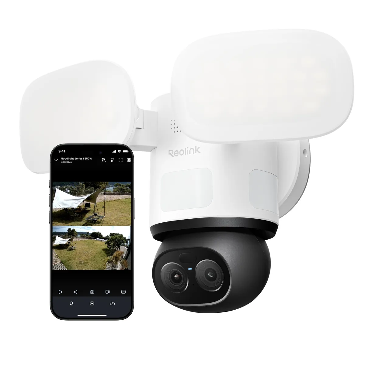 IP-камера Reolink Floodlight Series F850W PTZ 8МП 2.8mm, 8mm - мініатюра 3