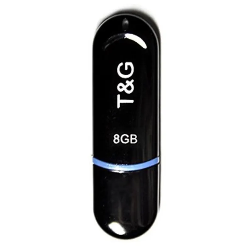 Флеш-накопичувач USB 8GB T&G 012 Classic Series Black (TG012-8GBBK) - зображення 1