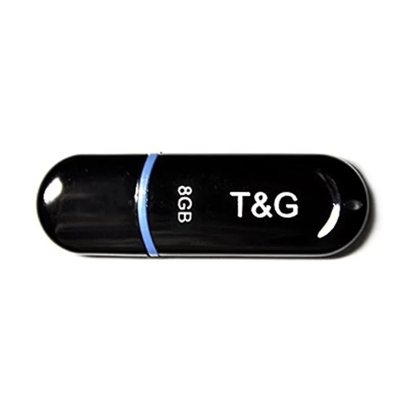 Флеш-накопичувач USB 8GB T&G 012 Classic Series Black (TG012-8GBBK) - мініатюра 2