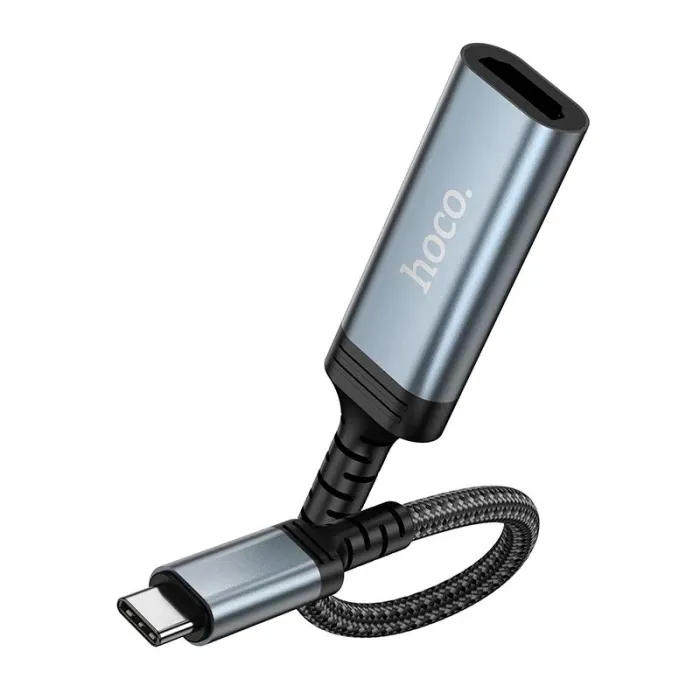 Перехідник HOCO UA43 Type-C (тато)/HDMI(мама), Black-gray - зображення 1