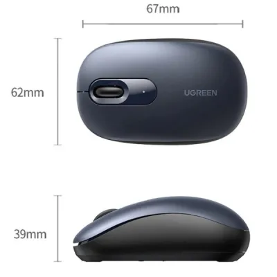 Мишка Ugreen MU105 Wireless Blue (90550) - мініатюра 3
