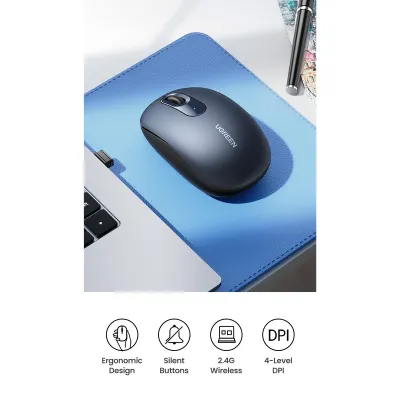 Мишка Ugreen MU105 Wireless Blue (90550) - мініатюра 8