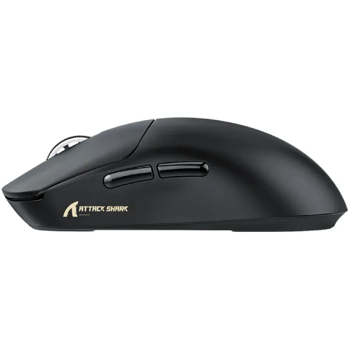 Мишка Attack Shark X8 SE, Wireless/Bluetooth, 25000dpi. (PAW3311), 6кн., Black - мініатюра 3