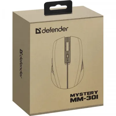Мишка Defender Mystery MM-301, бездротова Bluetooth+2.4G, 1600 dpi., 4кн., 500mAh,  LED, фіолетова - мініатюра 7