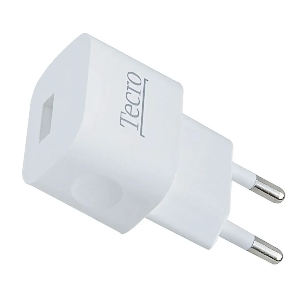 Мережевий зарядний пристрій Tecro (1xUSB, 1A) White (TR-CHG01-WT) - зображення 1