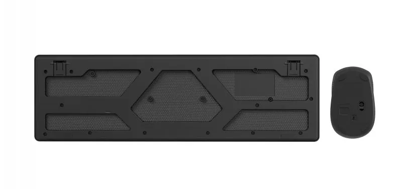 Комплект (клавіатура, миша) бездротовий Maxxter KMS-WCM-02B-UA Black - мініатюра 4