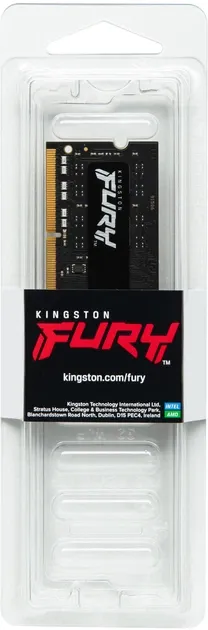 Модуль пам'яті SO-DIMM DDR4 8GB 3200 Kingston Fury Impact C20 запечатаний - зображення 1