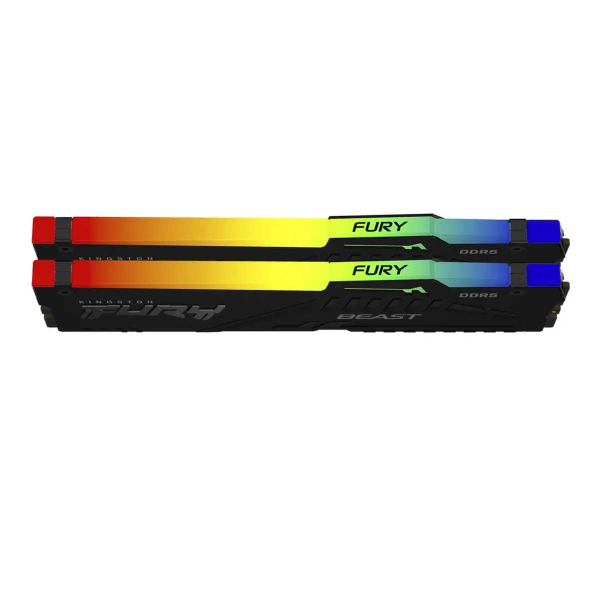 Модуль пам'яті Kingston Fury Beast Black RGB DDR5-5600 64GB (2x32GB) CL40-40-40 1.25V XMP (KF556C40BBAK2-64) - мініатюра 2