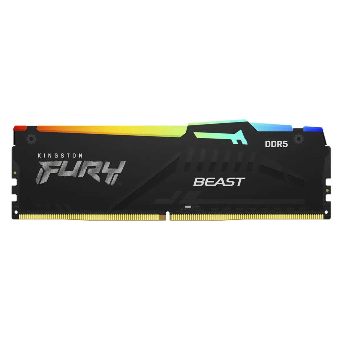 Модуль пам'яті Kingston Fury Beast Black RGB DDR5-5600 64GB (2x32GB) CL40-40-40 1.25V XMP (KF556C40BBAK2-64) - мініатюра 3