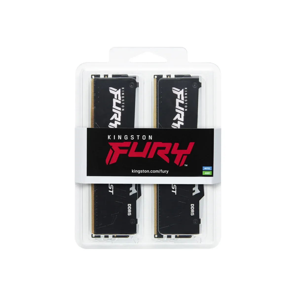 Модуль пам'яті Kingston Fury Beast Black RGB DDR5-5600 64GB (2x32GB) CL40-40-40 1.25V XMP (KF556C40BBAK2-64) - мініатюра 6