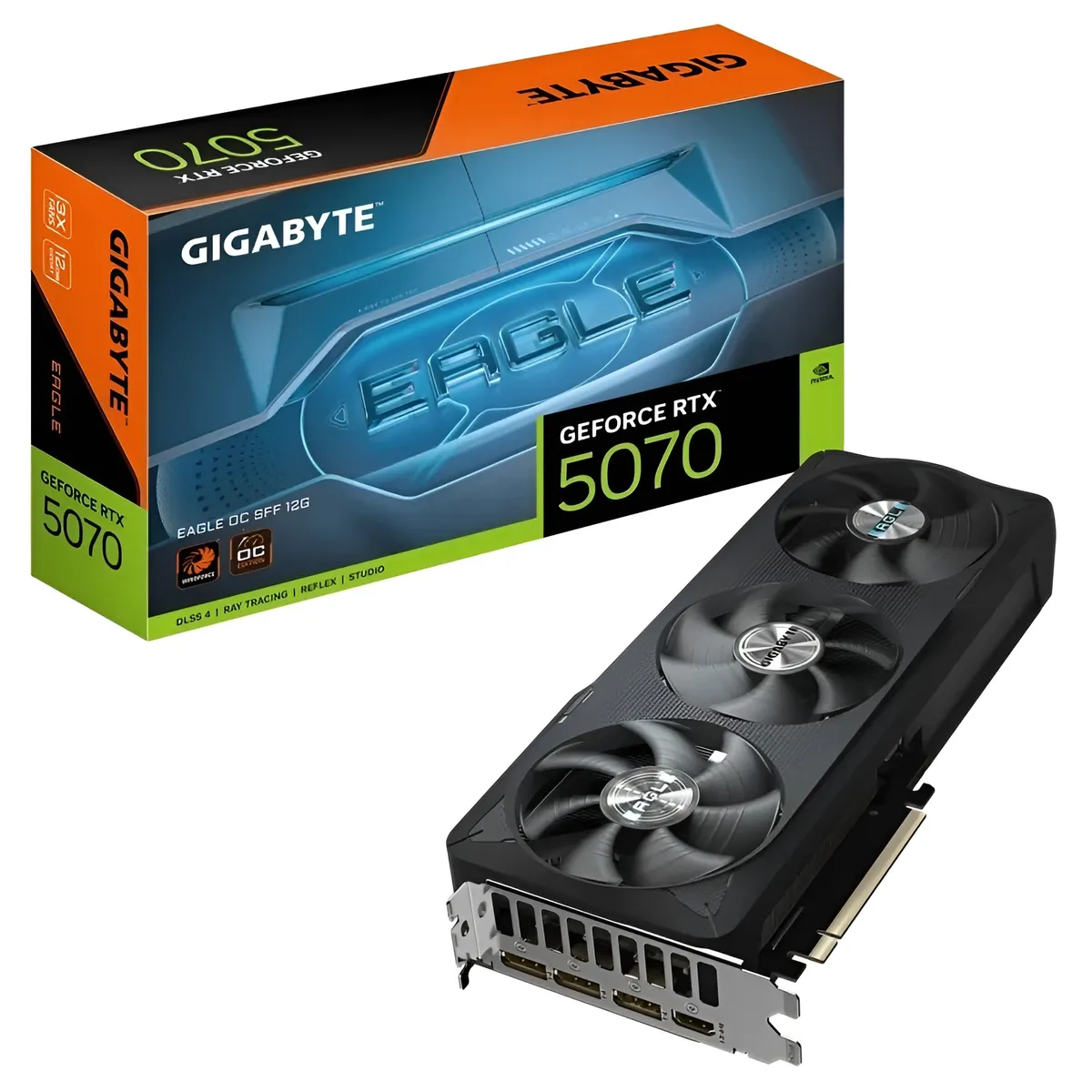 Відеокарта GIGABYTE GeForce RTX5070 12Gb EAGLE OC SFF (GV-N5070EAGLE OC-12GD) - мініатюра 11