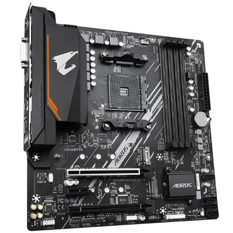 Материнська плата GIGABYTE B550M AORUS ELITE - мініатюра 4