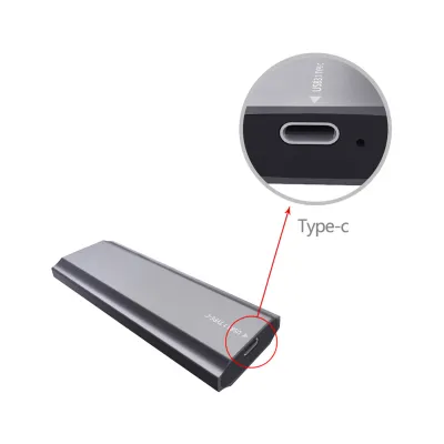 Кишеня зовнішня Dynamode M.2 SSD NVMe/SATA combo USB3.2 GEN2 USB-C (DM-CAD-SSD05) - мініатюра 3