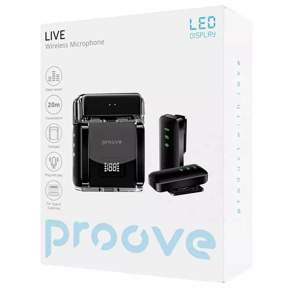Мікрофон Proove Live Black (PLWM00012101) - мініатюра 9