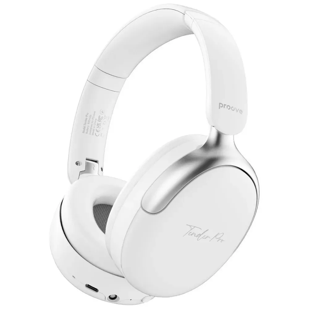 Bluetooth-гарнітура Proove Tender Pro with ANC (APP) White (HPTP0001AP02) - зображення 1