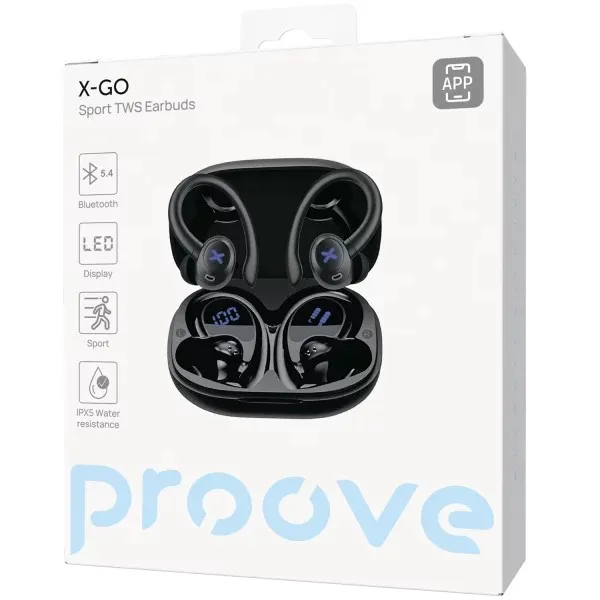Bluetooth-гарнітура Proove X-Go TWS (APP) Black (TWXG0001AP01) - мініатюра 6