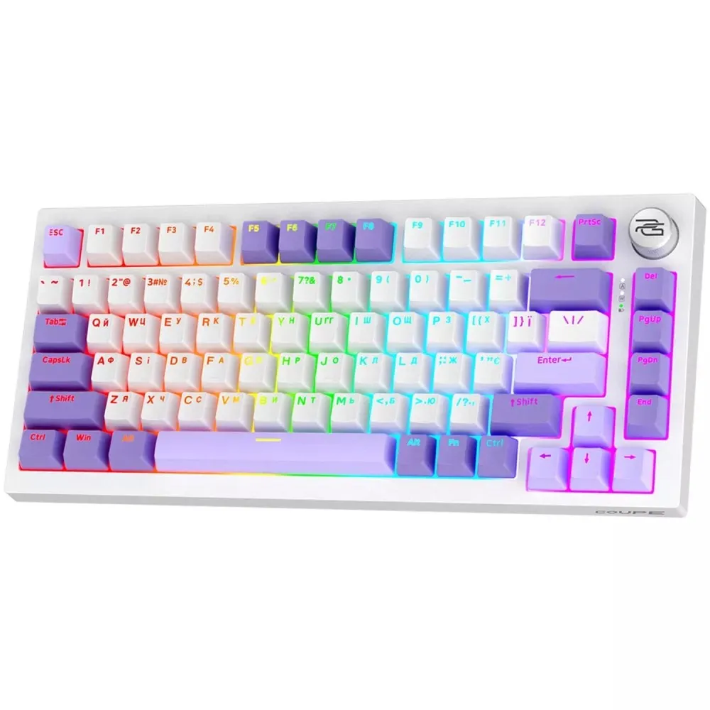 Клавіатура Proove Gaming Coupe UA White/Purple - мініатюра 2