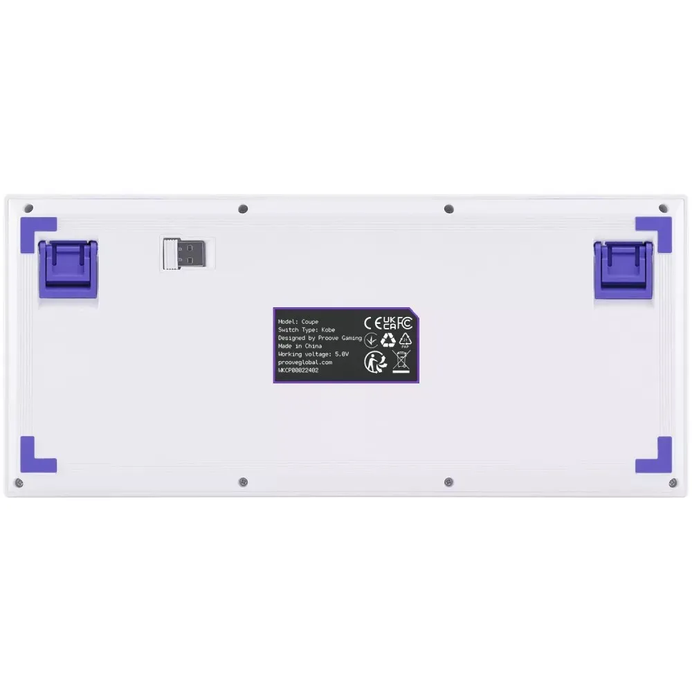 Клавіатура Proove Gaming Coupe UA White/Purple - мініатюра 4