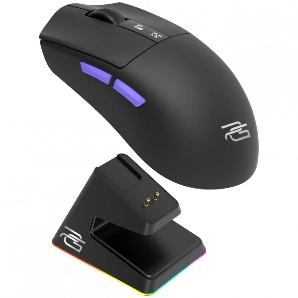 Миша бездротова Proove Gaming Jester 8K with Charging Dock Black/Purple (WMJSCD022016) - зображення 1