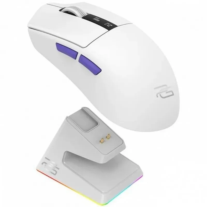 Миша бездротова Proove Gaming Jester 8K with Charging Dock White/Purple (WMJSCD022017) - зображення 1
