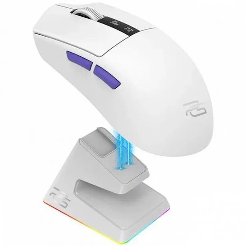 Миша бездротова Proove Gaming Jester 8K with Charging Dock White/Purple (WMJSCD022017) - мініатюра 2