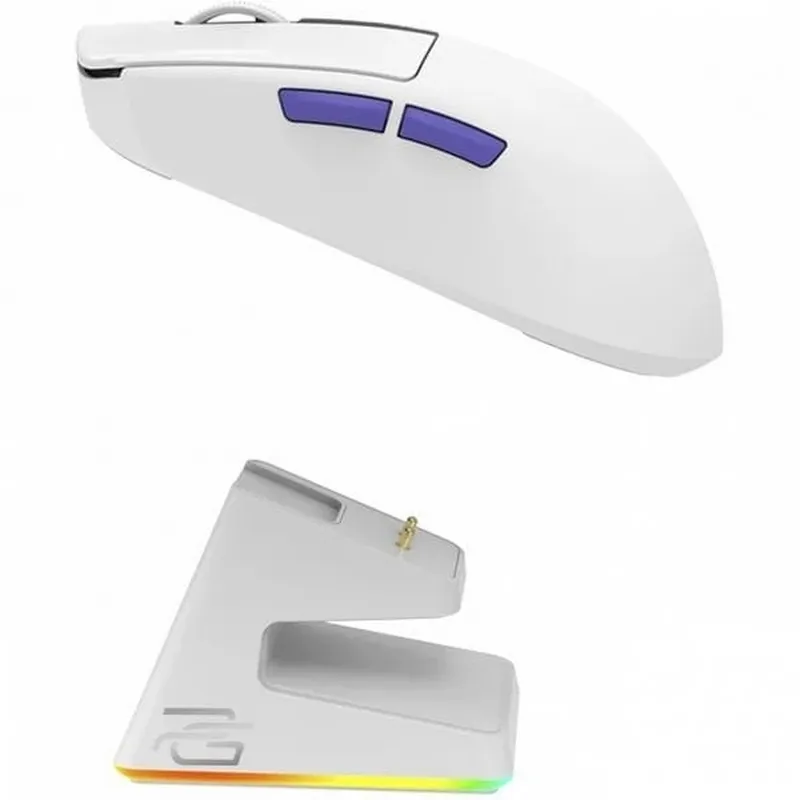 Миша бездротова Proove Gaming Jester 8K with Charging Dock White/Purple (WMJSCD022017) - мініатюра 4