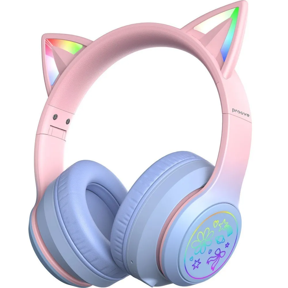 Bluetooth-гарнітура Proove Kids Neko (APP) Blue/Pink (HPNK0001AP26) - зображення 1
