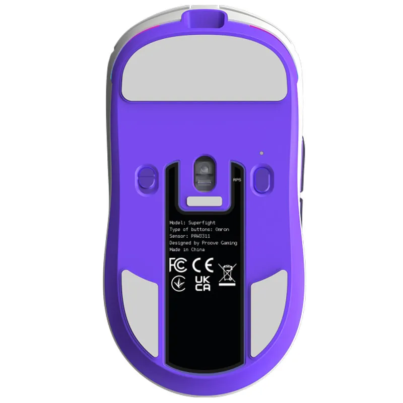 Миша Proove Gaming Superfight Wired White/Purple (GMSW00102002) - мініатюра 4