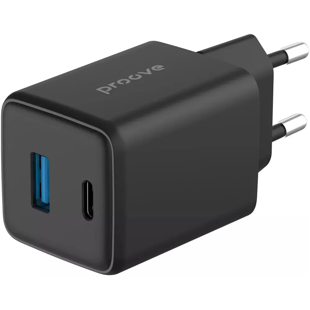 Мережевий зарядний пристрій Proove Pocket GaN (1USB-C, 1USB) 45W Black (WCPG45110001) - мініатюра 2