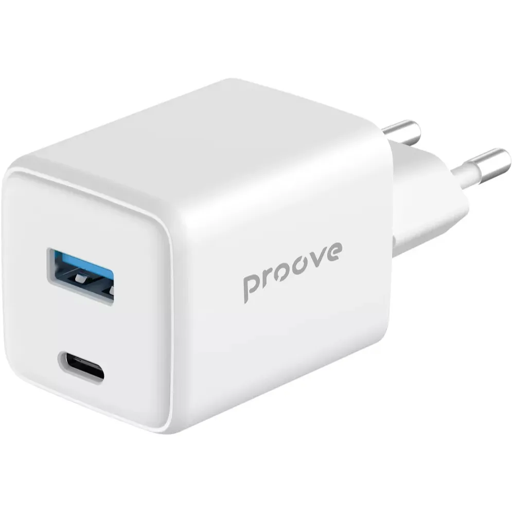 Мережевий зарядний пристрій Proove Pocket GaN (1USB-C, 1USB) 45W White (WCPG45110002) - мініатюра 4