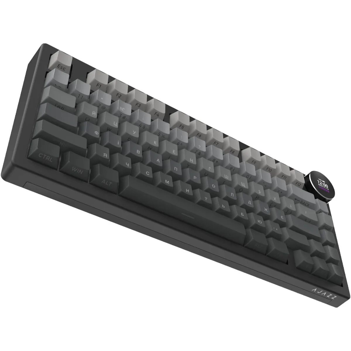 Клавіатура бездротова Ajazz AK820 V2 White Peach Switch Black/Gray (AK820-V2-WP-S-BG) - мініатюра 4
